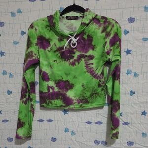 Vibrant Tie-Dye Women's Hoodie